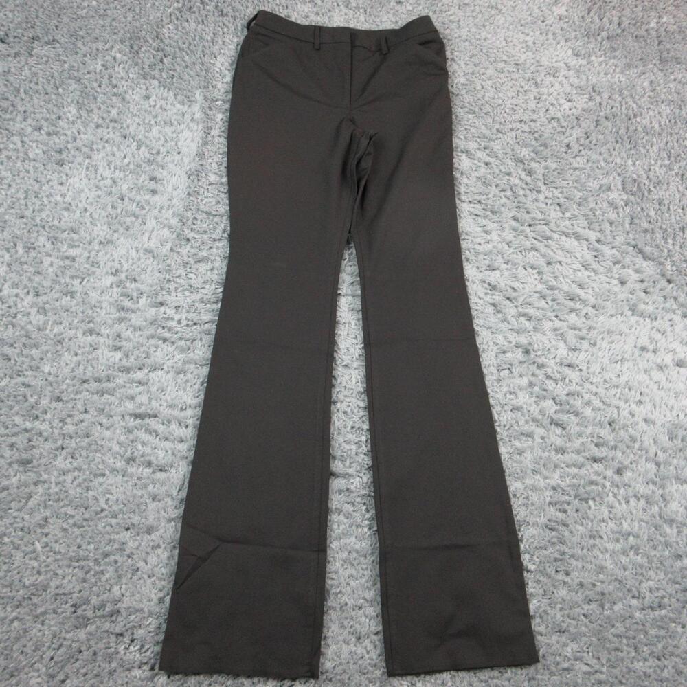 Point Grey Pants Womens 8 Tall Black Ponte Flared Dress Pants 29x38* NWOT
